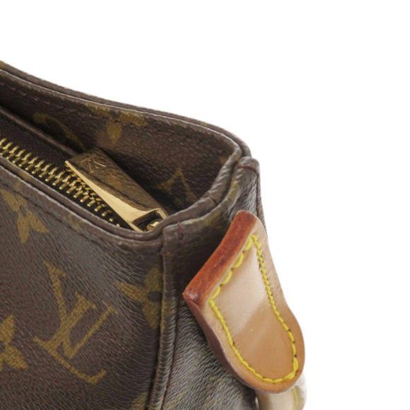 LOUIS VUITTON Authentic Brown Monogram Looping GM Shoulder Bag